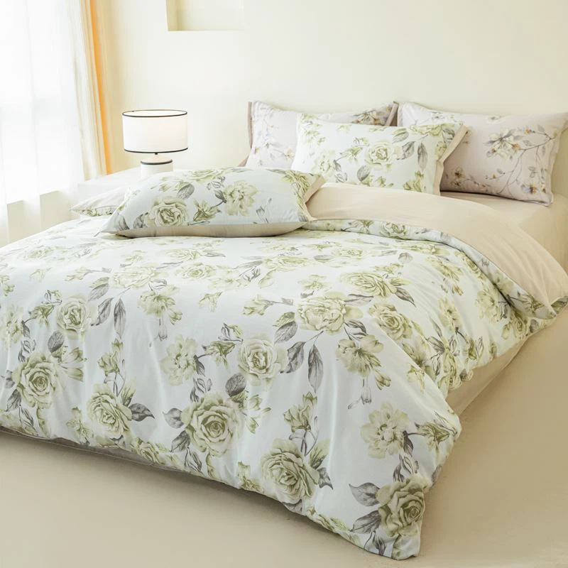 Tencel Printed Four-piece Bedding Set
